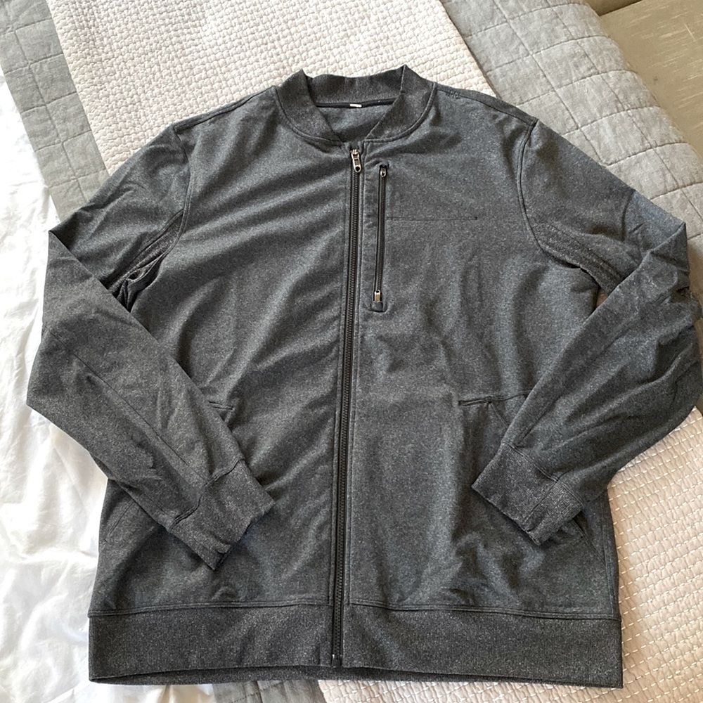 Lululemon Mens Varsity Bomber Full-Zip Jacket